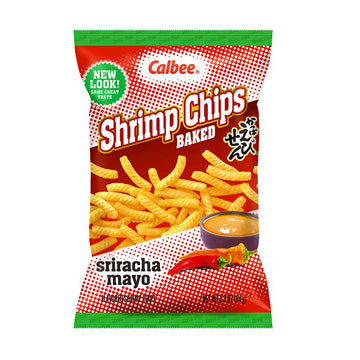 Calbee Shrimp Chips Sriracha Mayo 12/3.3OZ