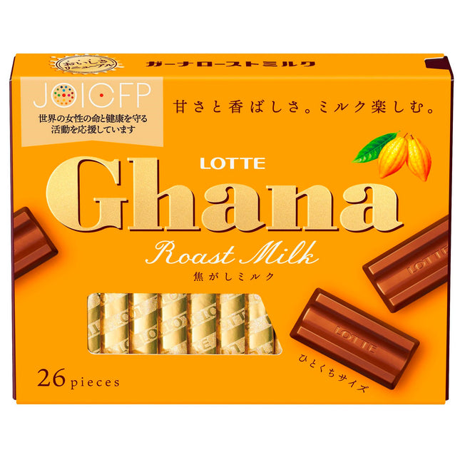 Lotte Ghana Roast Milk Choco 6/4.19OZ