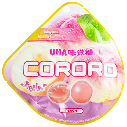 UHA Mikakuto Cororo Peach Japanese Gummy 6/1.41OZ
