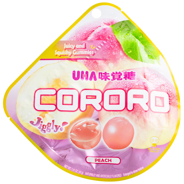 UHA Mikakuto Cororo Peach Japanese Gummy 6/1.41OZ