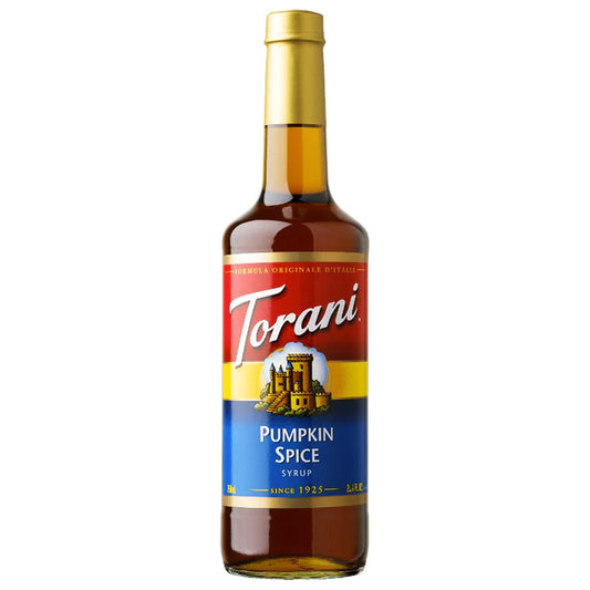 Torani Pumpkin Spice Syrup (750 mL Glass Bottle)