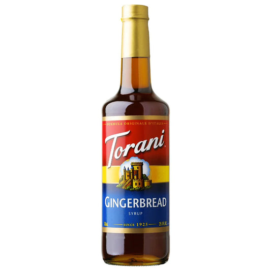 Torani Gingerbread Syrup (750 mL Glass Bottle)