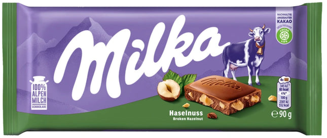 Milka Hazelnuts 24/90g (GERMANY)