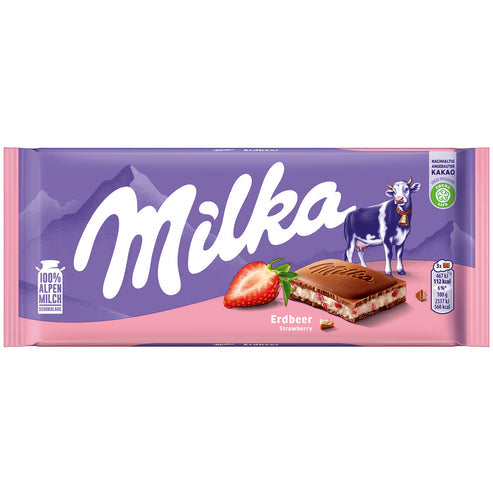 Milka Strawberry 22/100g (GERMANY)