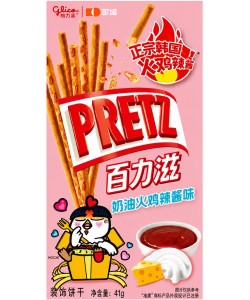 Pretz Samyang Creamy Buldak Hot Sauce Flavor Sticks 72/41g (CHINA)