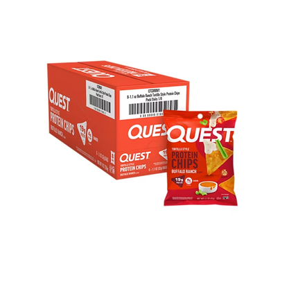 QUEST PROTEIN CHIPS 8/1.1OZ BUFFALO RANCH