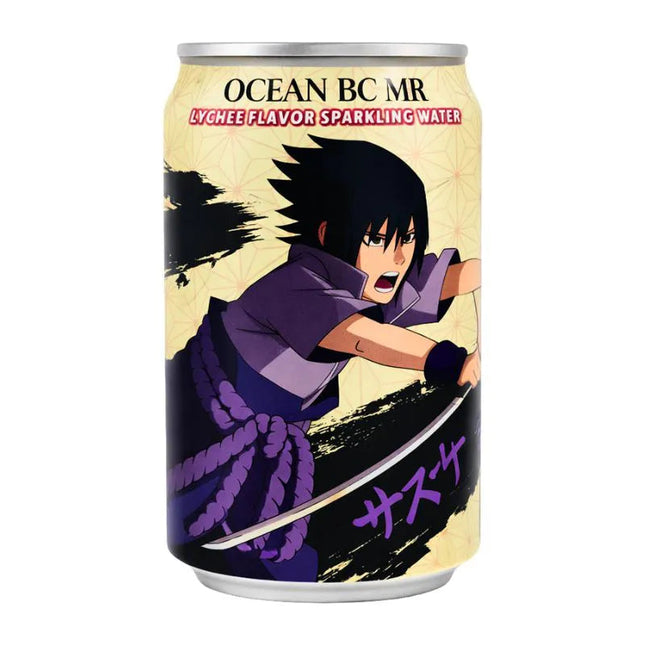 Ocean Bomb Naruto Sasuke v2 Sparkling Water Lychee 24/330mL (CHINA)