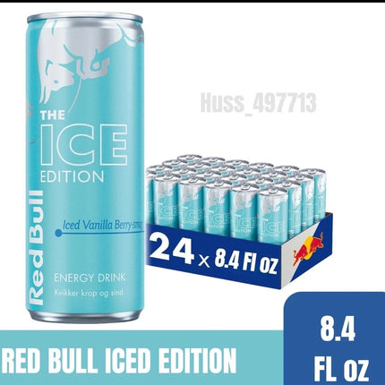 Red Bull Iced Edition Iced Vanilla Berry Sugar Free 24/8.4OZ