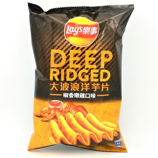 Lay's Deep Ridged Pepper Chicken 54g/12CT (CHINA)