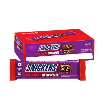 Snickers Peanut Brownie Milk Chocolate 15/45G
