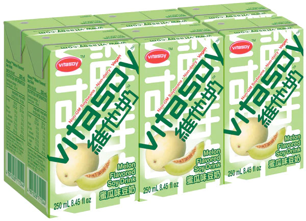 Vitasoy Melon Soy Drink 8PK/6TETRA/250mL (Hong Kong)